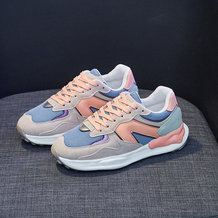 LY-982 Breathable and Comfortable Running Shoes PU Stitching Mesh Casual Shoes, Size: