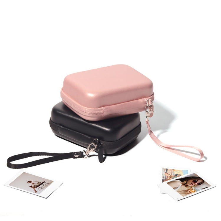 For FUJIFILM Instax Mini EVO  Link LiPlay PU Leather Camera Bag  With Wrist Strap