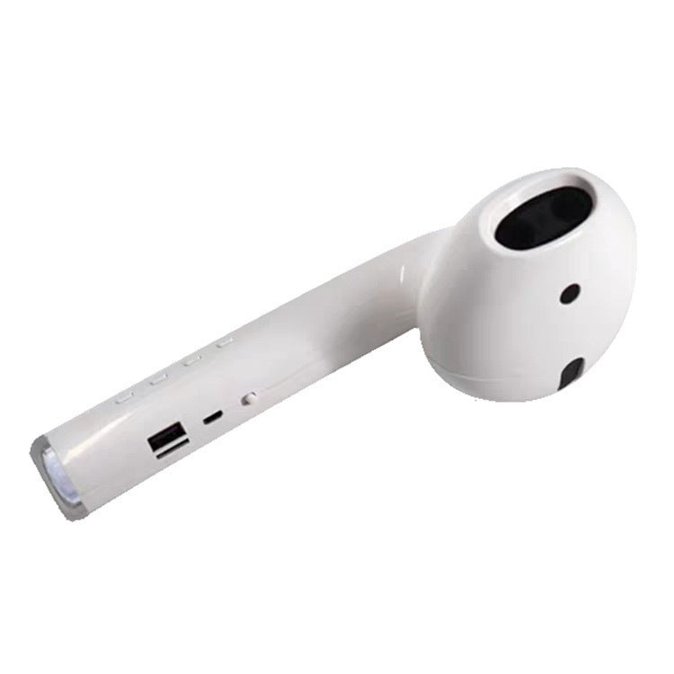 MK101 Giant Headphones Bluetooth Speaker Wireless Music Speaker Supports FM Radio(White)