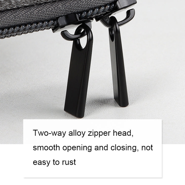 YK05 EVA Hard Shell Anti-Shock Anti-Fall Mobile Hard Disk Double-layer Digital Storage Bag