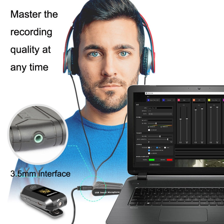 T9 3.5mm Wireless Lavalier Microphone Mobile Phone Live Broadcast Equipment Radio Microphone