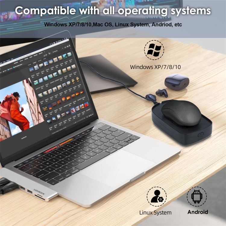 H26 Automatic Movement Virtual Mouse To Prevent Computer Lock Screen(Black)