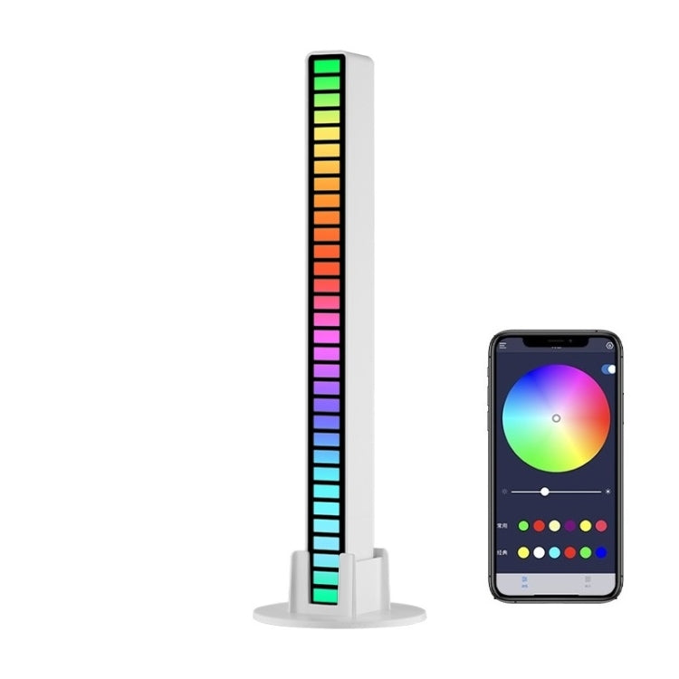 RGB Sound-controlled Rhythmic Response Lights Music Ambient LED Pick-up Lights Charging