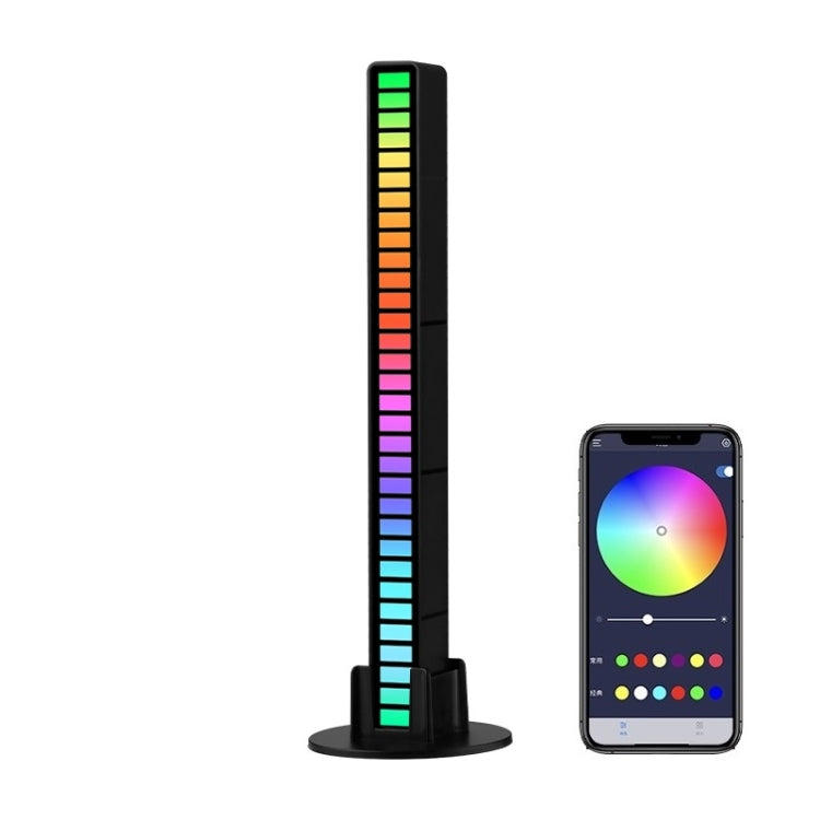 RGB Sound-controlled Rhythmic Response Lights Music Ambient LED Pick-up Lights Charging