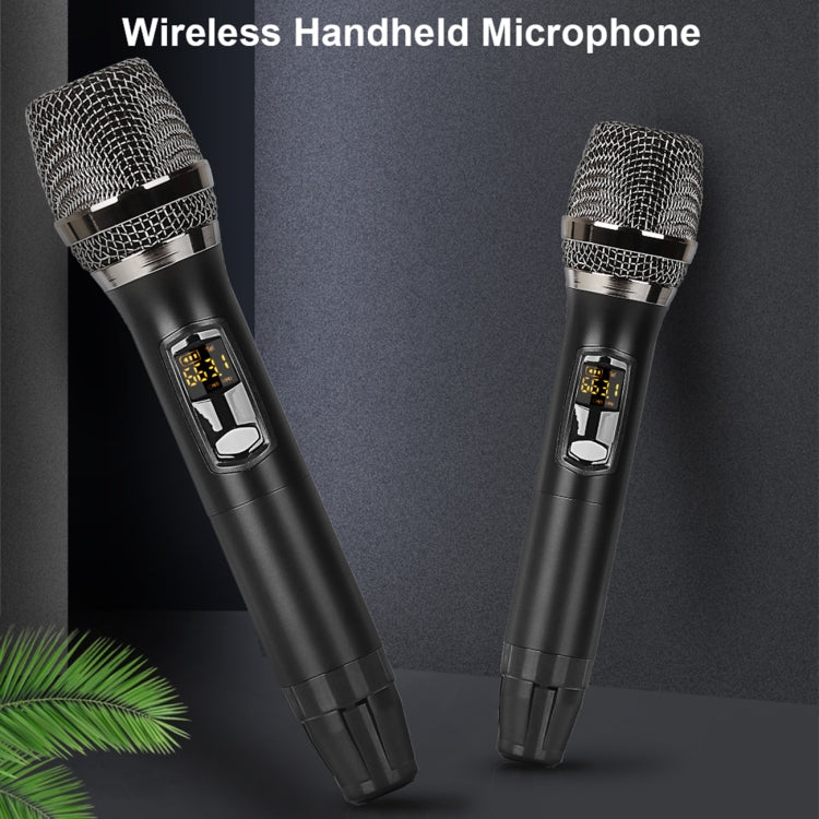 UF5-M 4 Way Mixer With Wireless Microphone Recording Live USB Bluetooth Reverberation Microphone(Black)