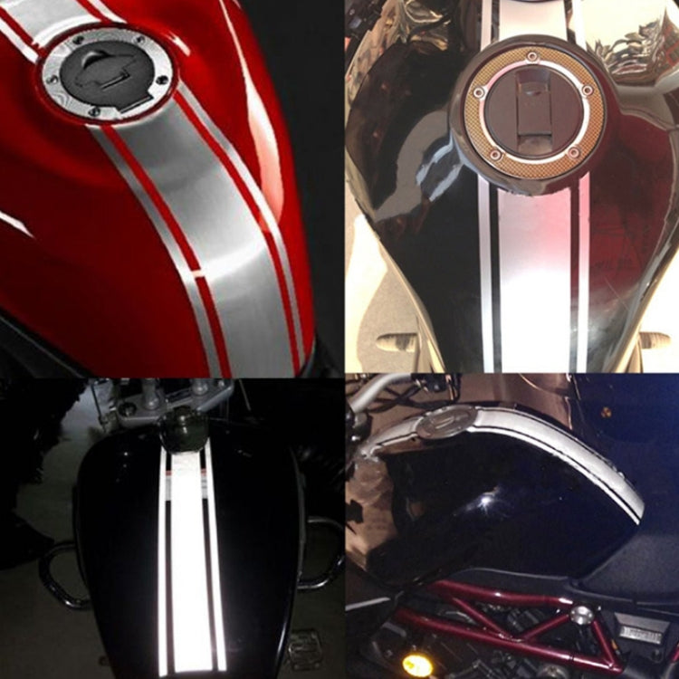 5pcs 50cm DIY Fuel Tank Cover Reflective Sticker for Car and Motorcycle