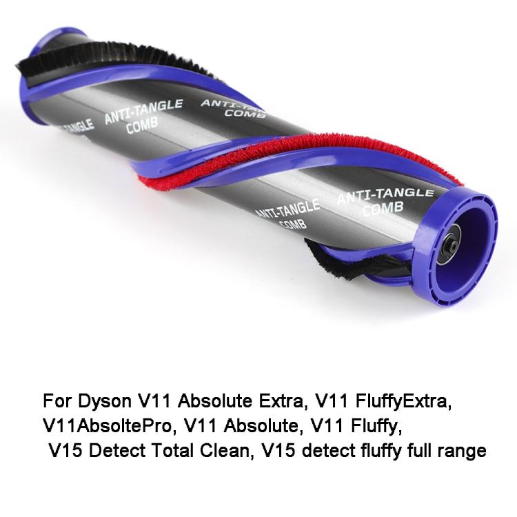For Dyson V11 V15 Vacuum Cleaner Original Anti-winding Suction Head Brush Bar Roller - Gold