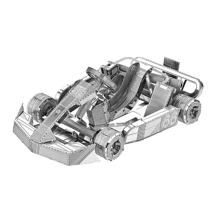 Kart 3D Three-dimensional Metal Car Assembly Model DIY Puzzles Toy