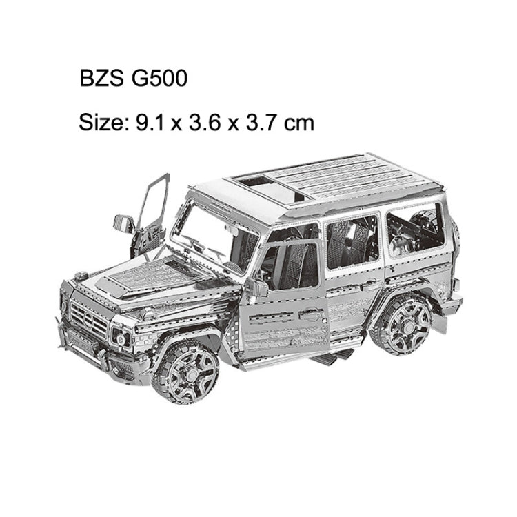 BZS G500 3D Three-dimensional Metal Car Assembly Model DIY Puzzles Toy