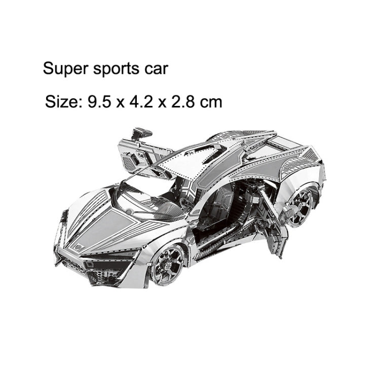 Sportcar 3D Three-dimensional Metal Car Assembly Model DIY Puzzles Toy