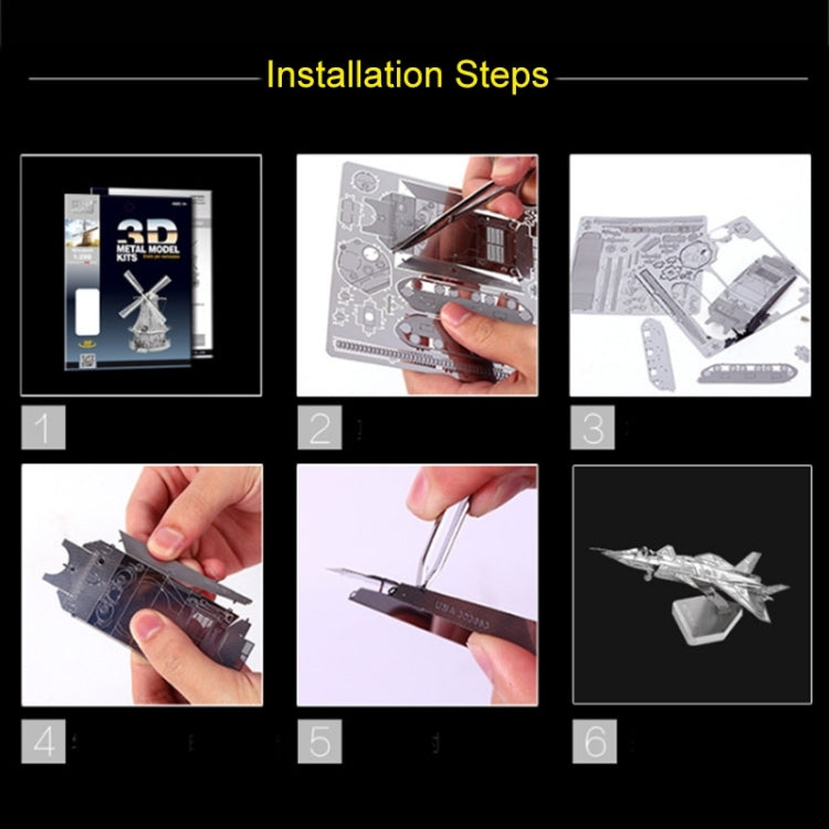 Sportcar 3D Three-dimensional Metal Car Assembly Model DIY Puzzles Toy