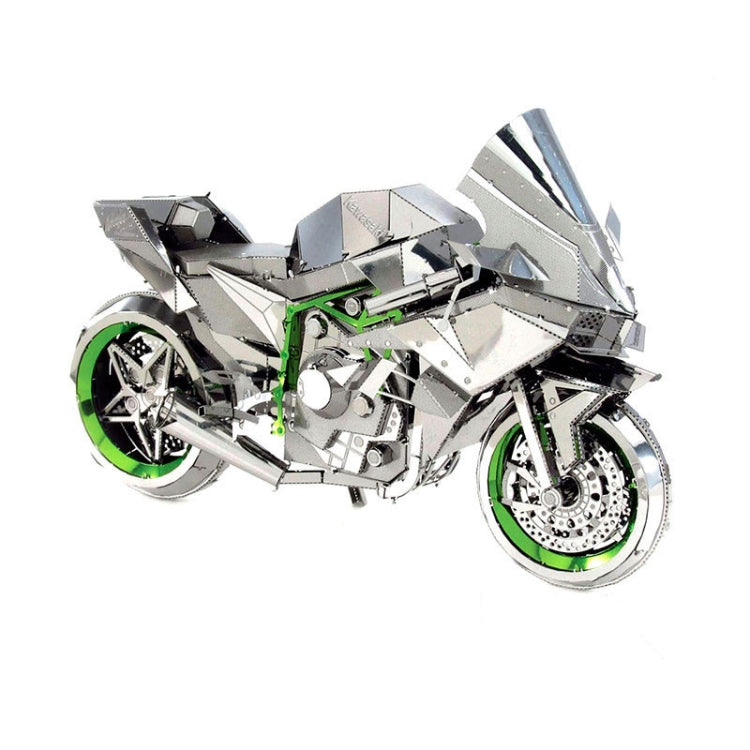 H2R Motorcycle 3D Three-dimensional Metal Car Assembly Model DIY Puzzles Toy
