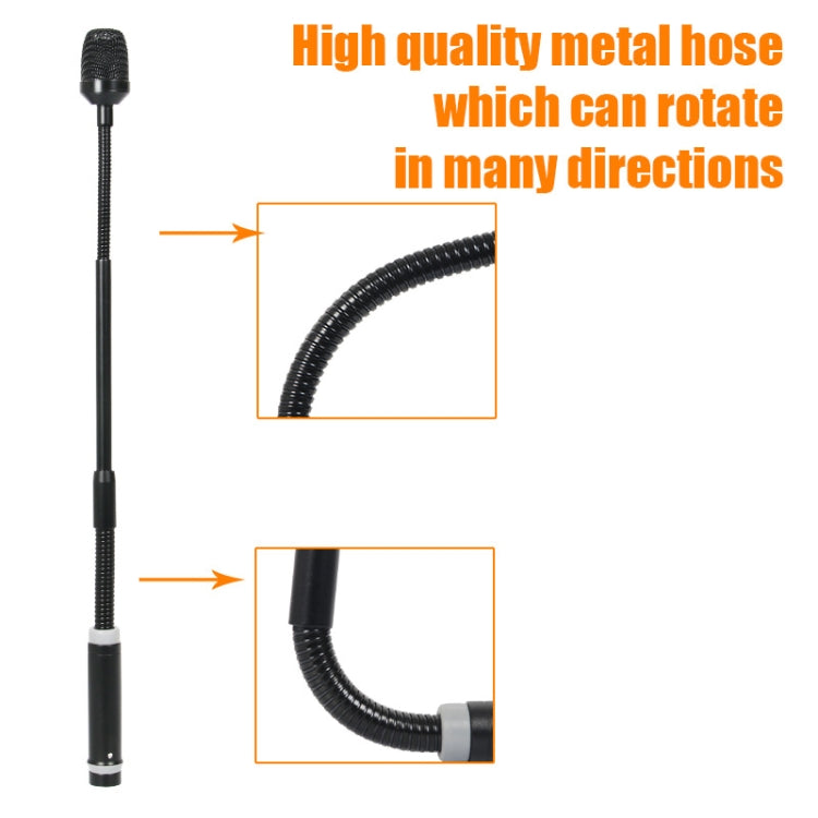 DJ1 Dynamic Gooseneck Conference Microphone Mixer DJ Stage Performance Microphone Rod