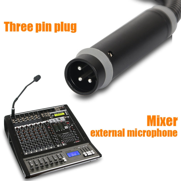 DJ1 Dynamic Gooseneck Conference Microphone Mixer DJ Stage Performance Microphone Rod
