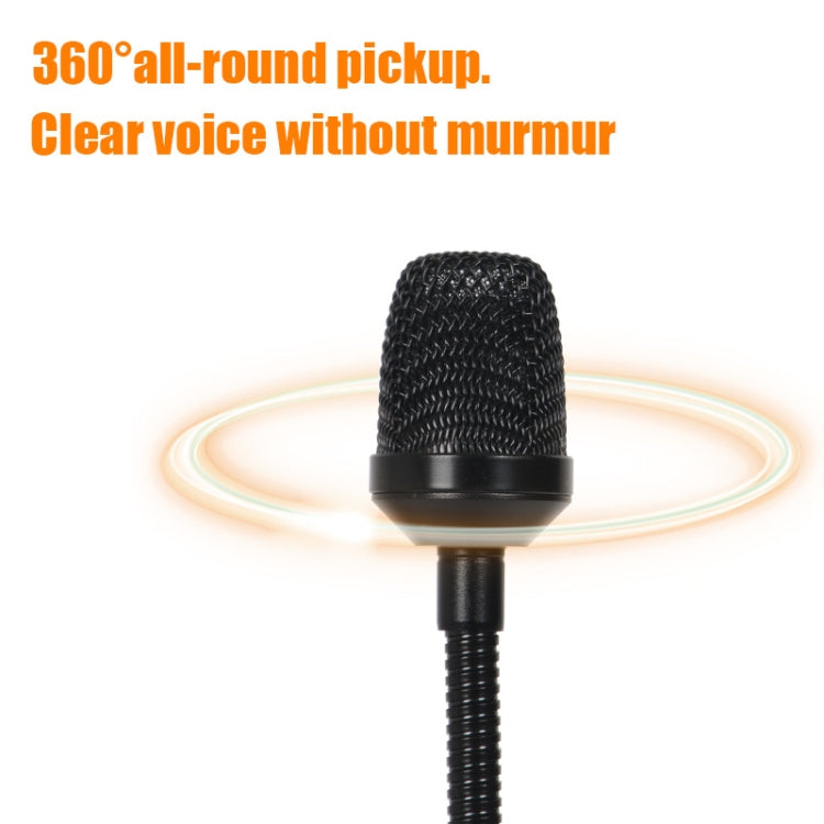 DJ1 Dynamic Gooseneck Conference Microphone Mixer DJ Stage Performance Microphone Rod