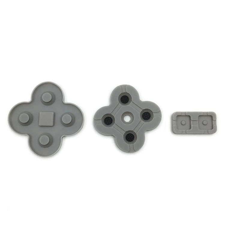 For Nintendo Dual Screen Lite 6sets Conductive Rubber Pad Soft Silicone Adhesive Key Button Pads