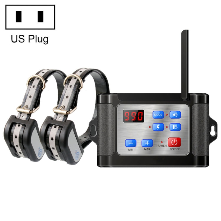 Outdoor Wireless Electronic Pet Fence Night Reflective Collar, Specification: One for Two