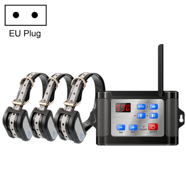 Outdoor Wireless Electronic Pet Fence Night Reflective Collar, Specification: One for  Three