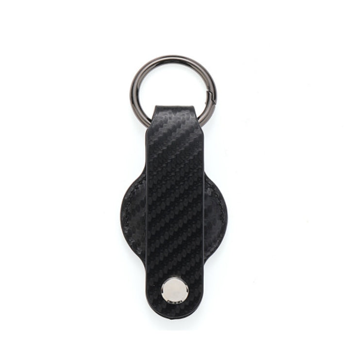 For AirTag Tracker Leather Case Key Holder