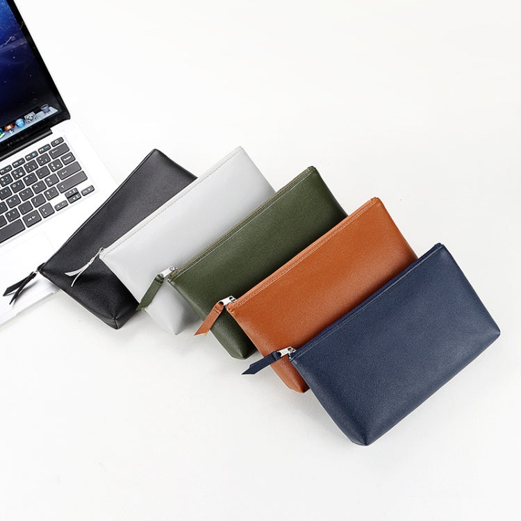 DY08 Large-capacity PU Digital Accessories Storage Bag Mouse Data Cable Protective Bag