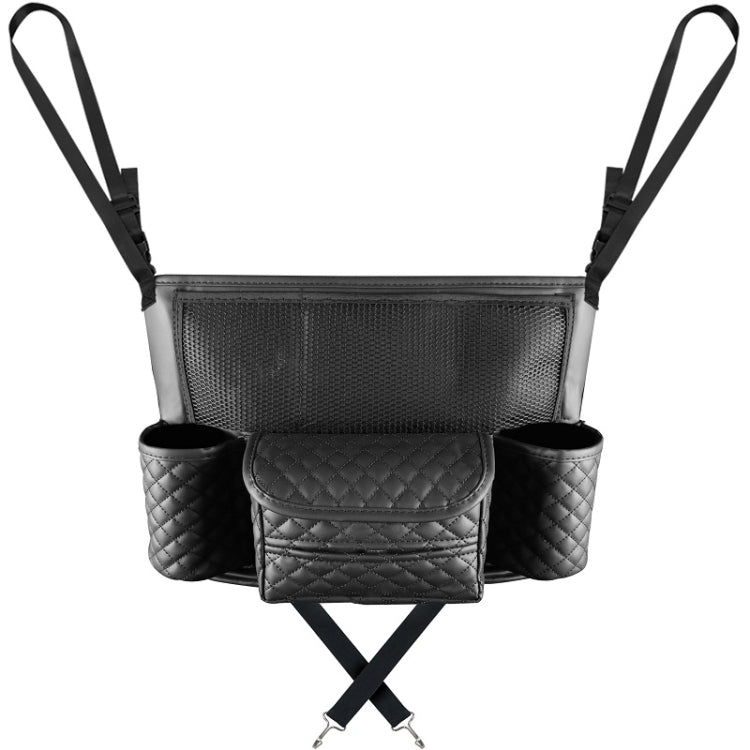 Car Central Control Seat Back Leather Multifunctional Storage Bag