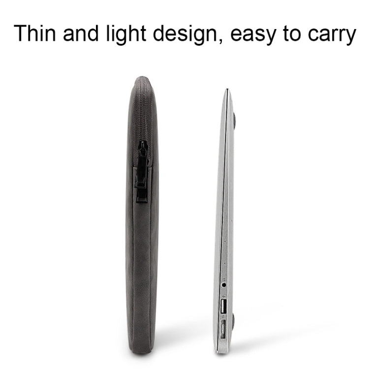 ND12 Lambskin Laptop Lightweight Waterproof Sleeve Bag, Size: 14.1-15.4 inches