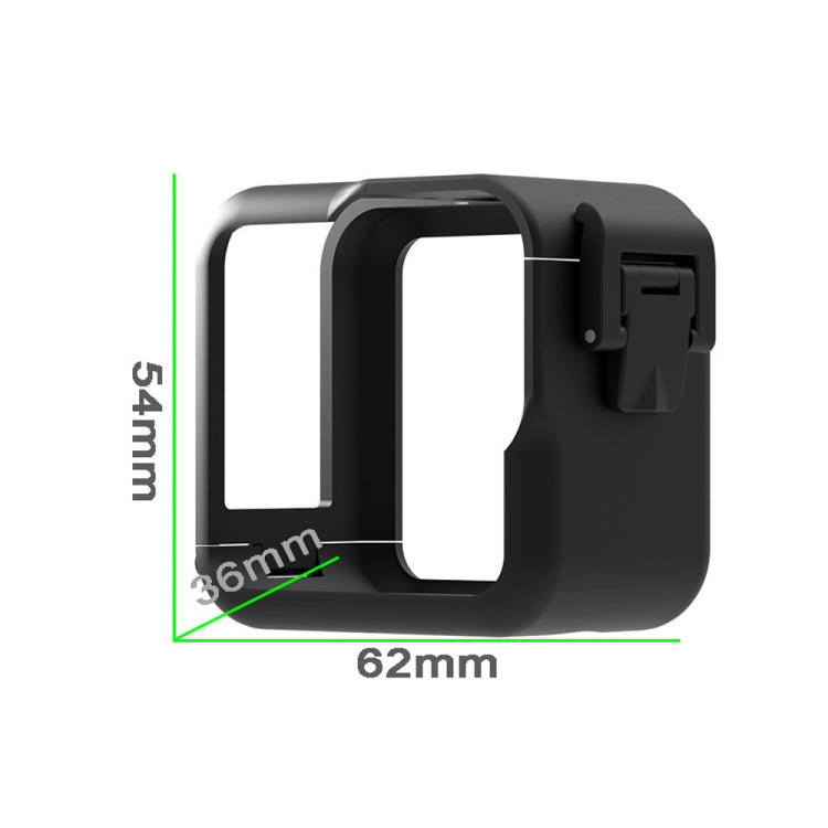 For GoPro Hero 11 Black Mini G11M-BHK-ADJ Protection Border / Rabbit Cage Sports Camera Accessories(Black)