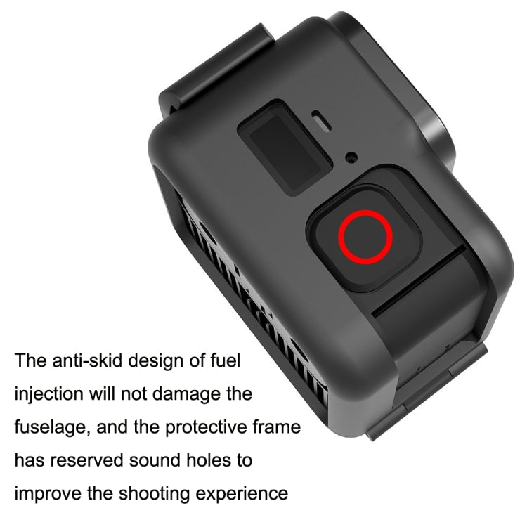 For GoPro Hero 11 Black Mini G11M-BHK-ADJ Protection Border / Rabbit Cage Sports Camera Accessories(Black)