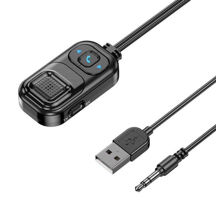 2 in 1 Car USB Bluetooth Music Player Audio Adapter
