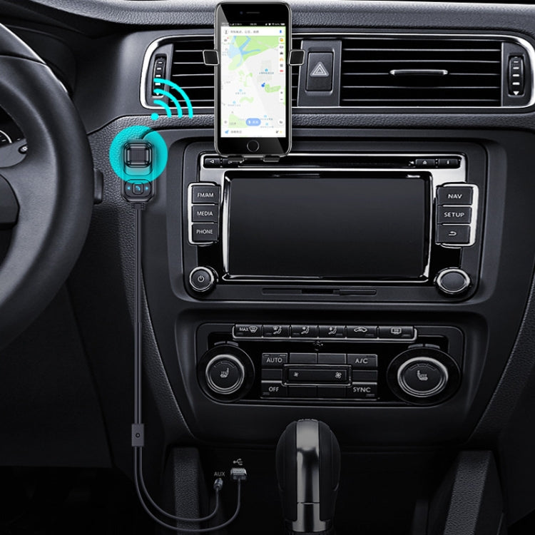 2 in 1 Car USB Bluetooth Music Player Audio Adapter
