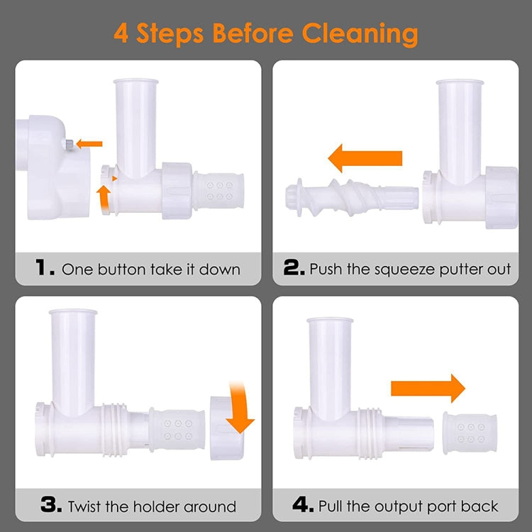 For KitchenAid Macaroni Pasta Making Accessories Multifunctional Pasta Tools(White)