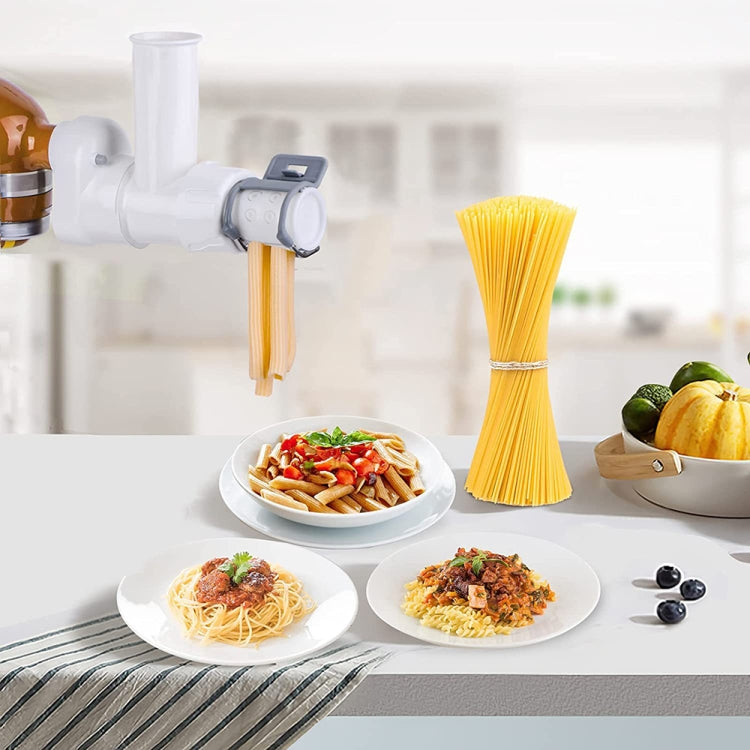For KitchenAid Macaroni Pasta Making Accessories Multifunctional Pasta Tools(White)