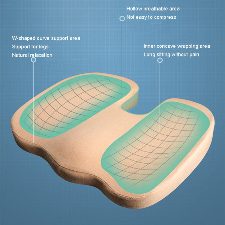 Car Memory Foam Cushion Four Season Universal Heightened Seat Cushion