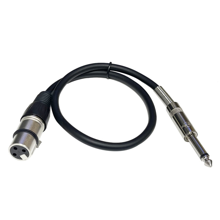 6.35mm Caron Female To XLR 2pin Balance Microphone Audio Cable Mixer Line, Size: 20m