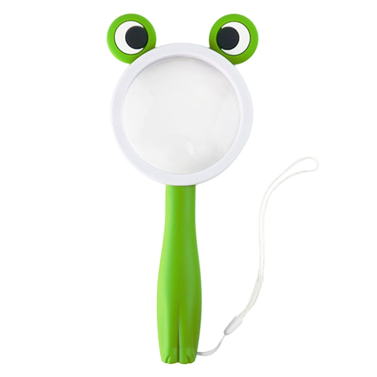 2275 5X/10X Cartoon Animal Handheld Children Science Experiment Magnifying Glass