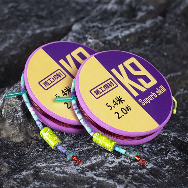 10rolls Outdoor Fishing Anti-tangle Sanyo Raw Silk PE Reinforcement Line Set, Size: 6.0