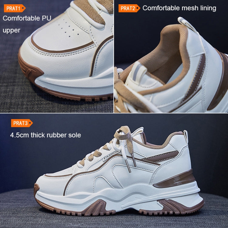 Leather Spring Breathable Wear-resistant Non-slip Casual Sports Shoes, Size: