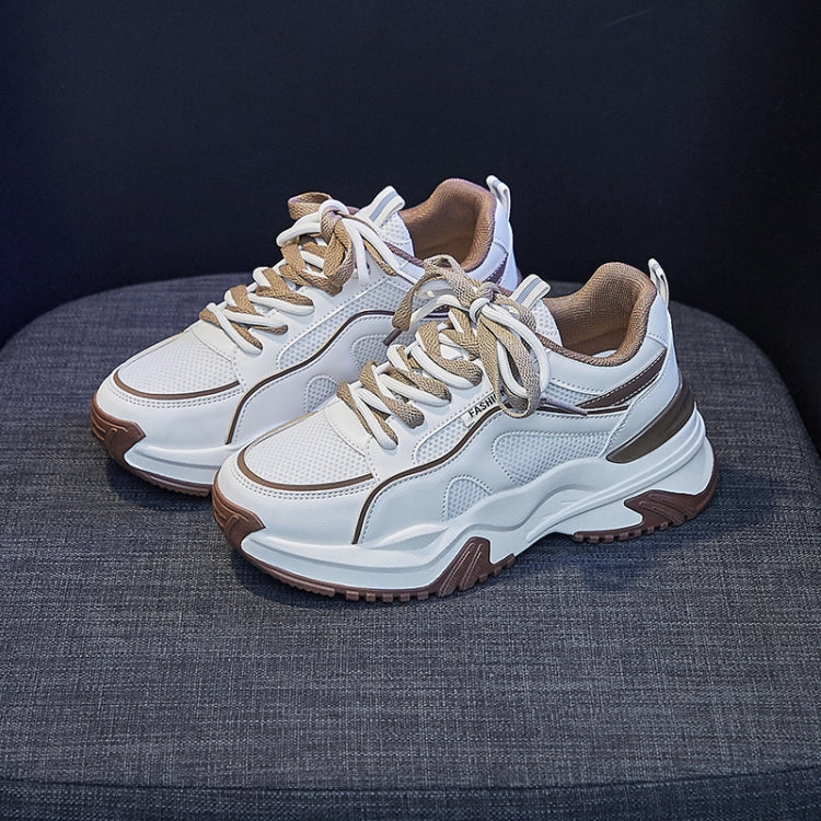 Leather Spring Breathable Wear-resistant Non-slip Casual Sports Shoes, Size: