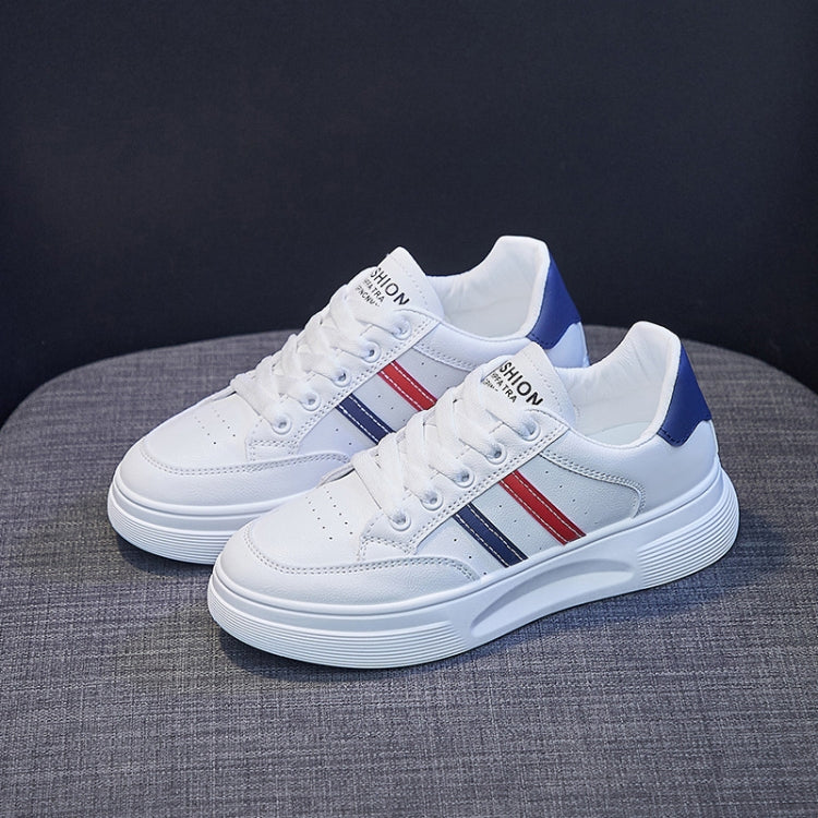 Girl Students Thick Sole Casual Light Skate Shoes, Size: