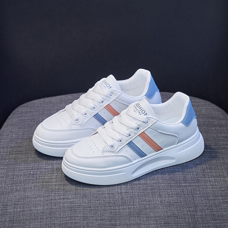 Girl Students Thick Sole Casual Light Skate Shoes, Size: