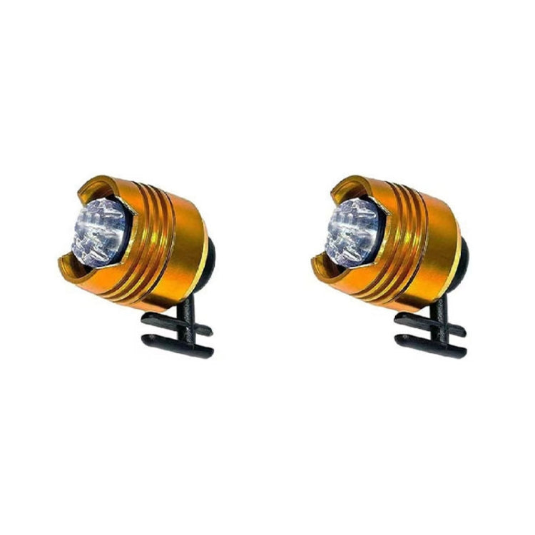 2pcs Aluminum Alloy Battery Model Cave Shoe Light Camping Light