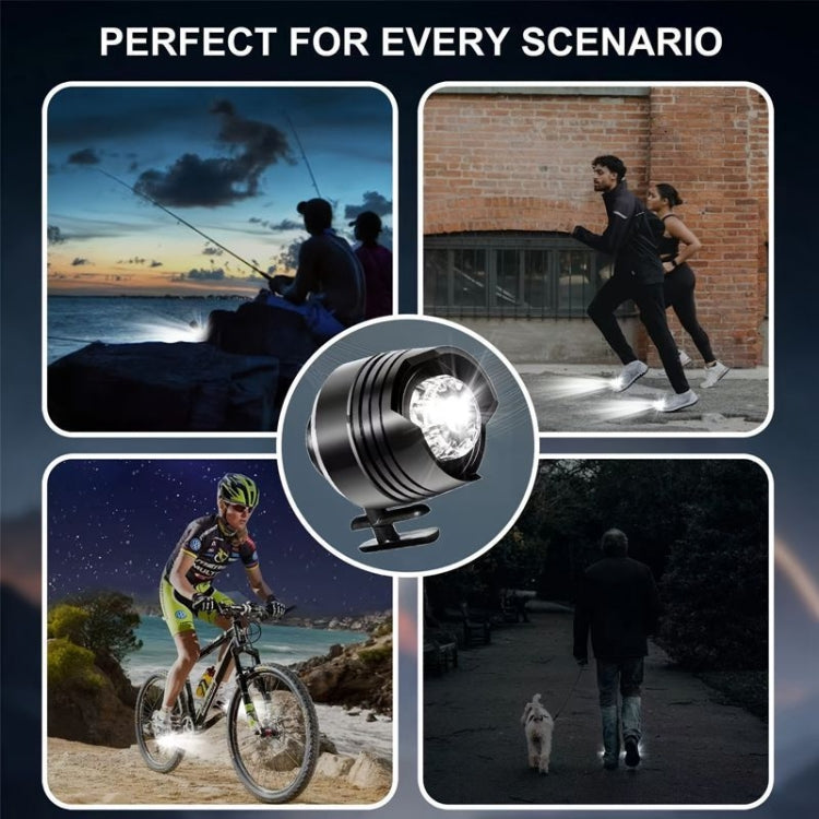 2pcs Aluminum Alloy Battery Model Cave Shoe Light Camping Light