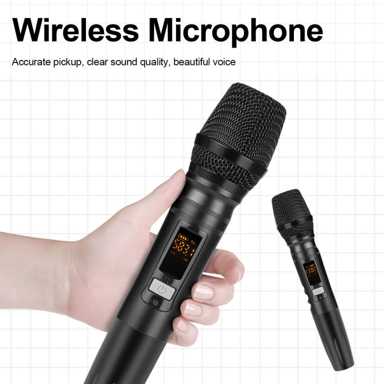 UF4-M 4 Way Mixer With Recording Small Live USB Bluetooth Wireless Reverberation Microphone(Black)