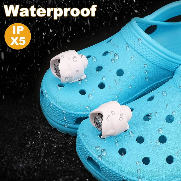 2pcs Plastic Charging Model Cave Shoes Lamp Camping Outdoor Light