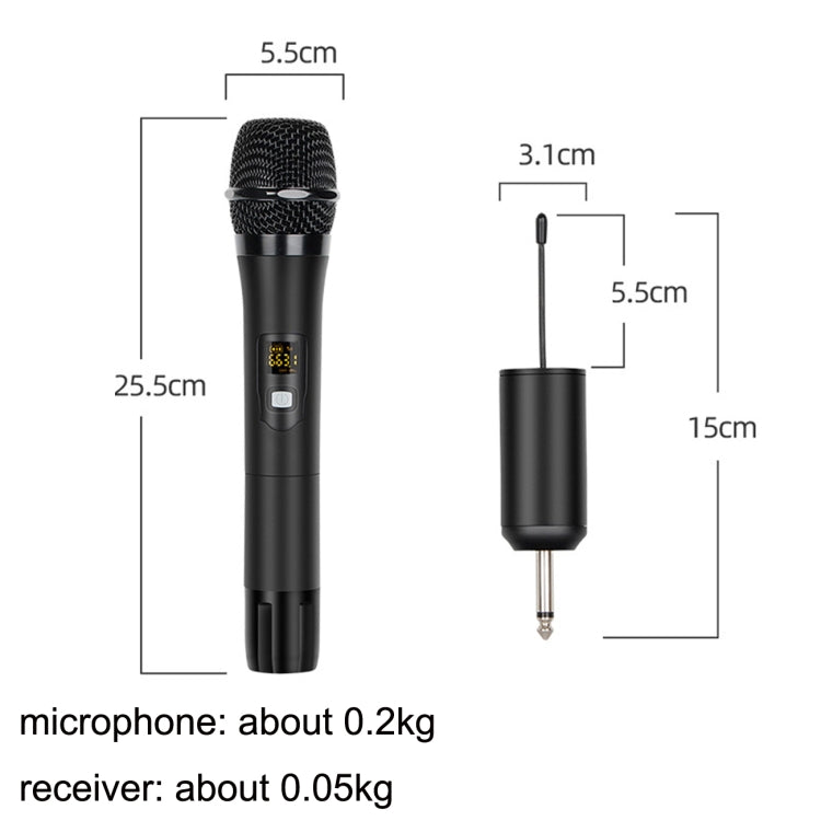 W1 Home Karaoke USB Computer UHF Wireless Microphone