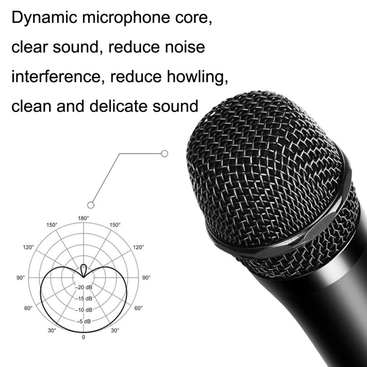 W1 Home Karaoke USB Computer UHF Wireless Microphone