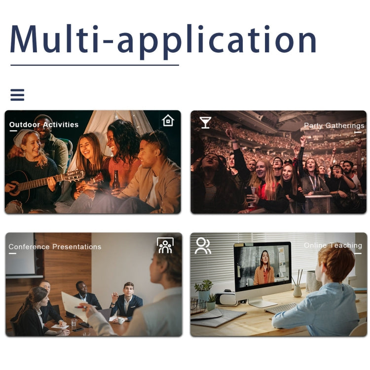 W4 USB Sound Card Laptop Video Conference Computer Reverberation 1 Drag 2 Live Wireless Universal Microphone