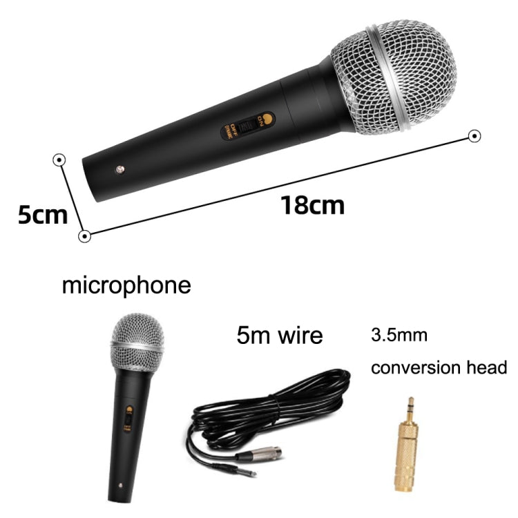 C1 SM58 Household Computer Recording Dynamic Coil Metal Wired Microphone
