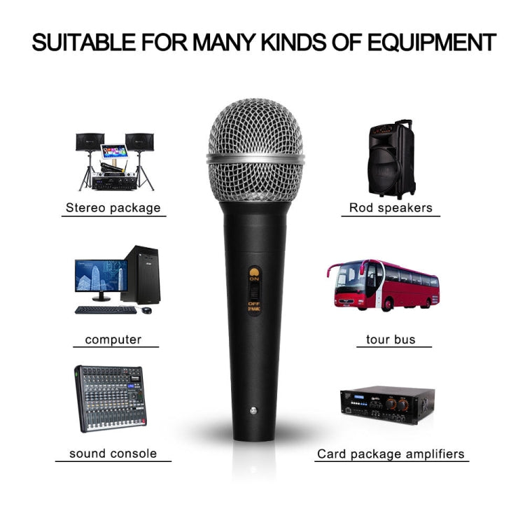 C1 SM58 Household Computer Recording Dynamic Coil Metal Wired Microphone