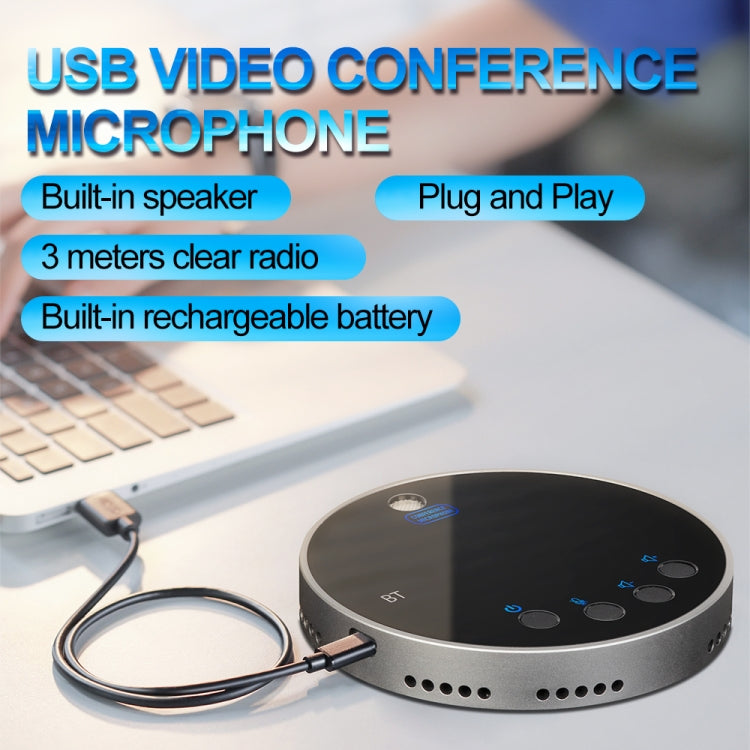 Q8 Video Bluetooth Conference Audio Computer Micro USB Interface Speaker Game Voice Recording Live Microphone